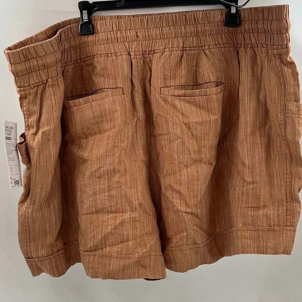 BRAND NEW Athleta Women's 24 Cabo Linen Textured 4